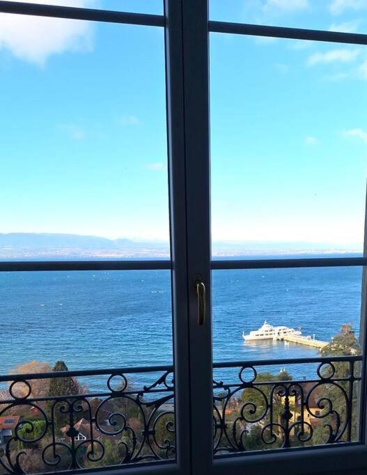 Appartement Avec Vue 180 Sur Le Lac Leman Thonon-les-Bains Dış mekan fotoğraf